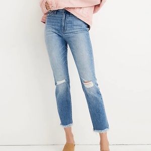 Madewell The Petite Perfect Vintage Jean in Parnell Wash, Size 25